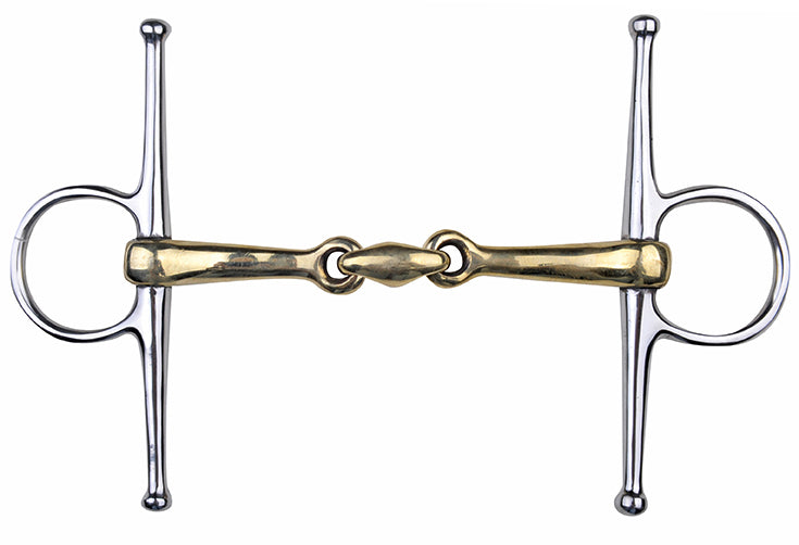 Fulmer snaffle argentan 16 mm EU40/115 mm UK40/4,5