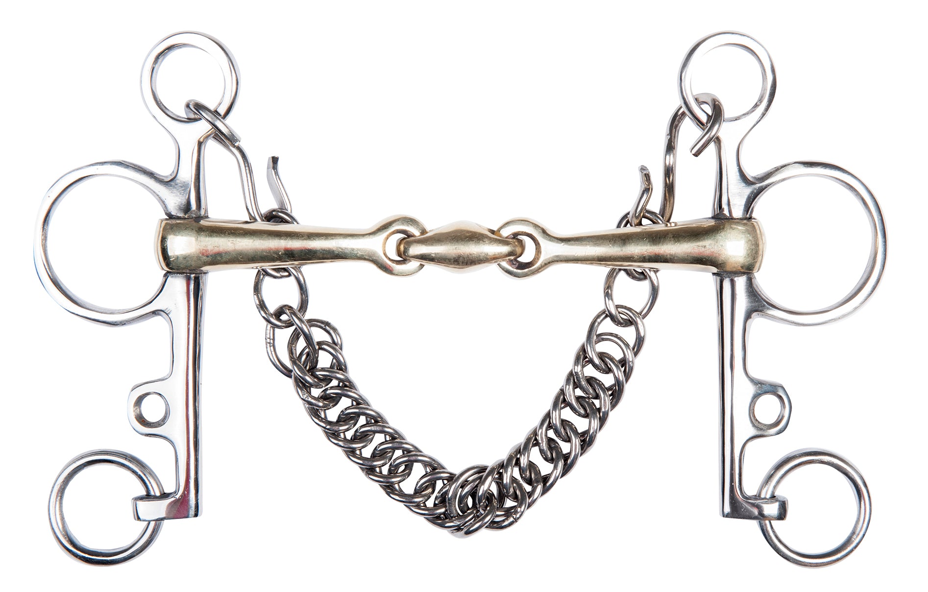 Port mouth pelham argentan, 16 mm, cheek 7 cm EU40/115 mm UK40/4,5