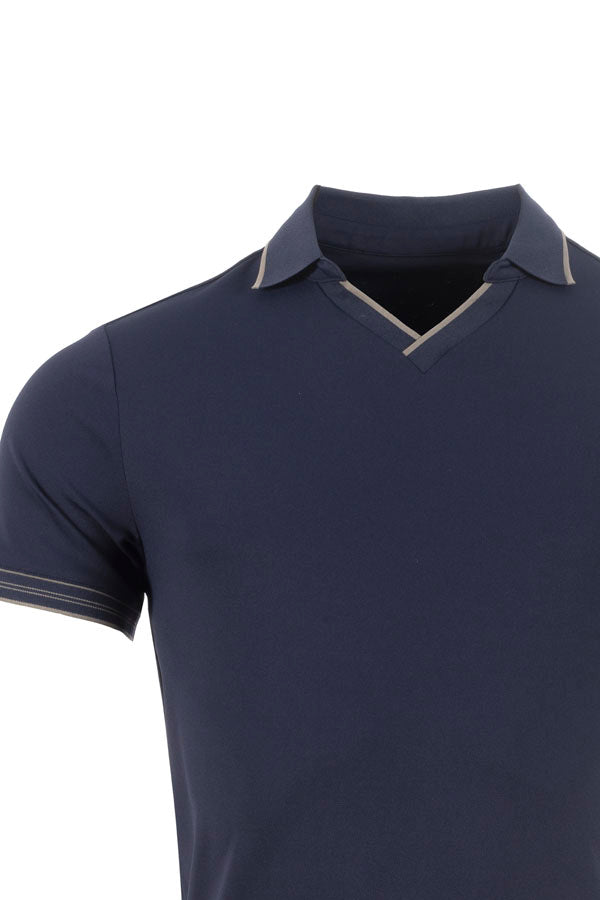 CAVAL PIQUE POLO darkblue / S