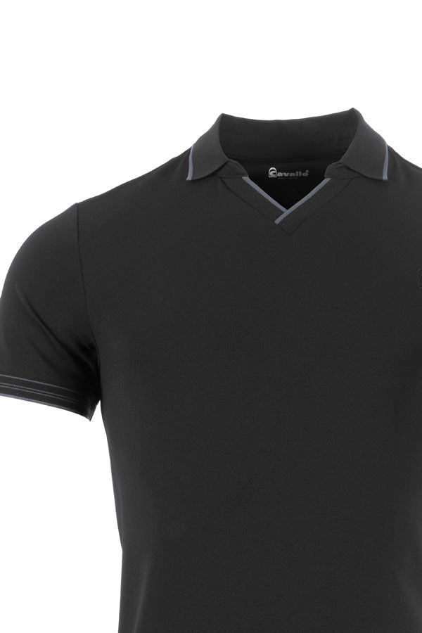 CAVAL PIQUE POLO black / S