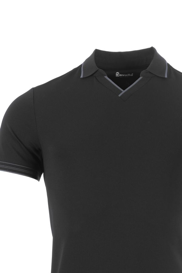 CAVAL PIQUE POLO black / S