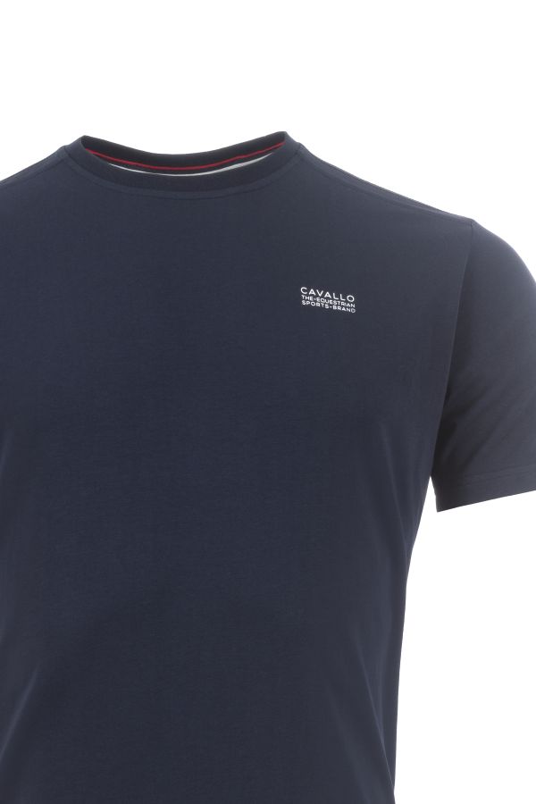 CAVAL COTTON R-NECK darkblue / S