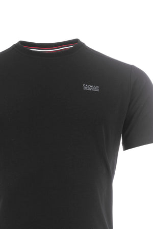 CAVAL COTTON R-NECK black / XXL