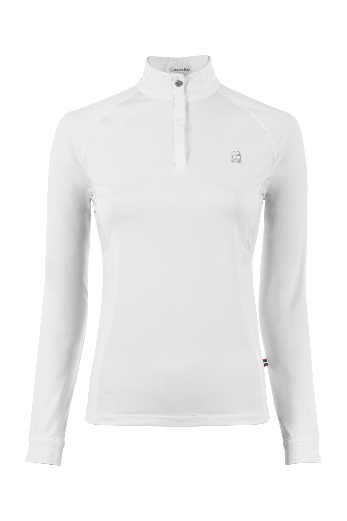 Lightweight longsleeve with stand-up collar and raglan sleeves