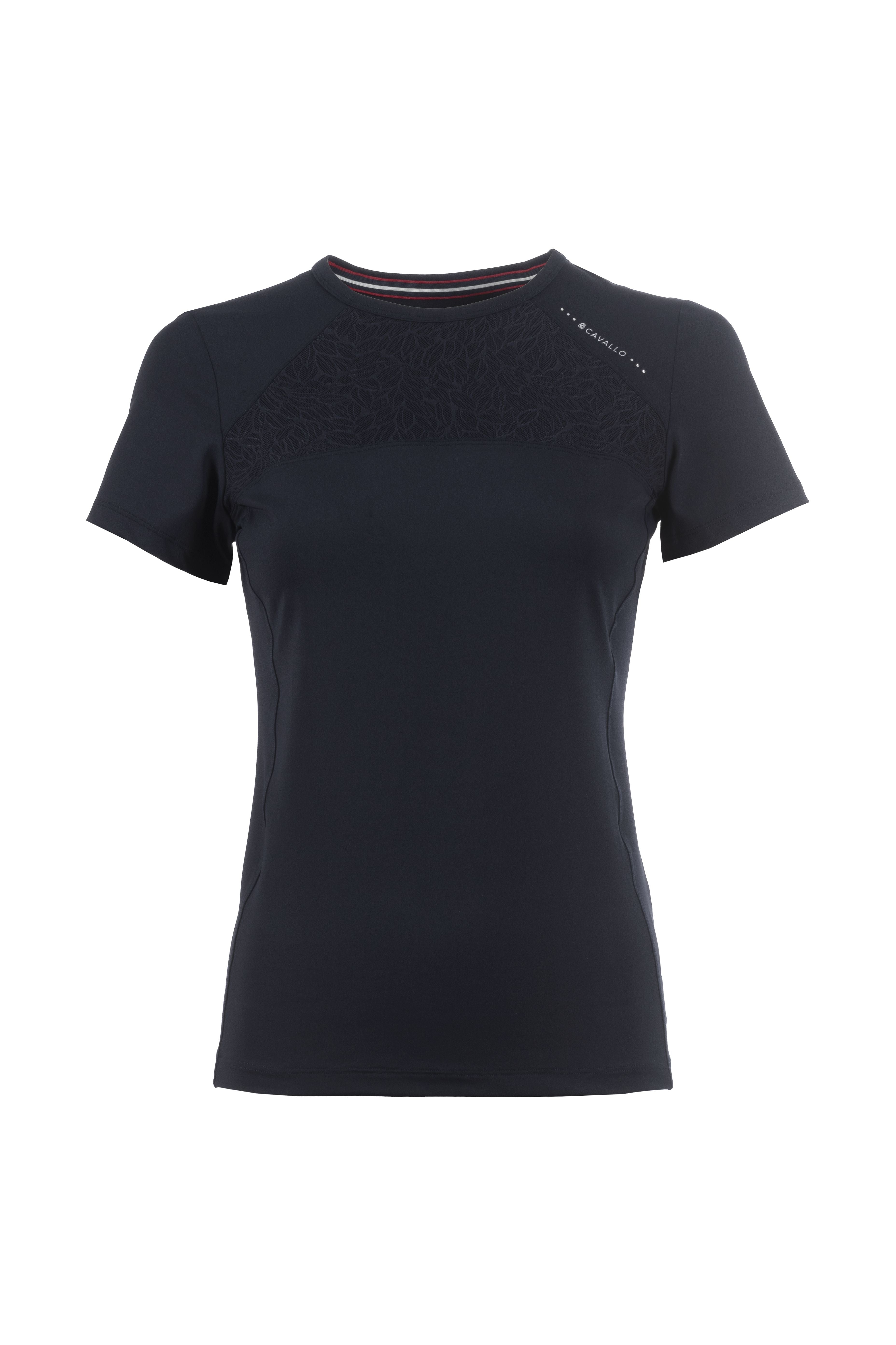 CAVA LACE R NECK SHIRT
