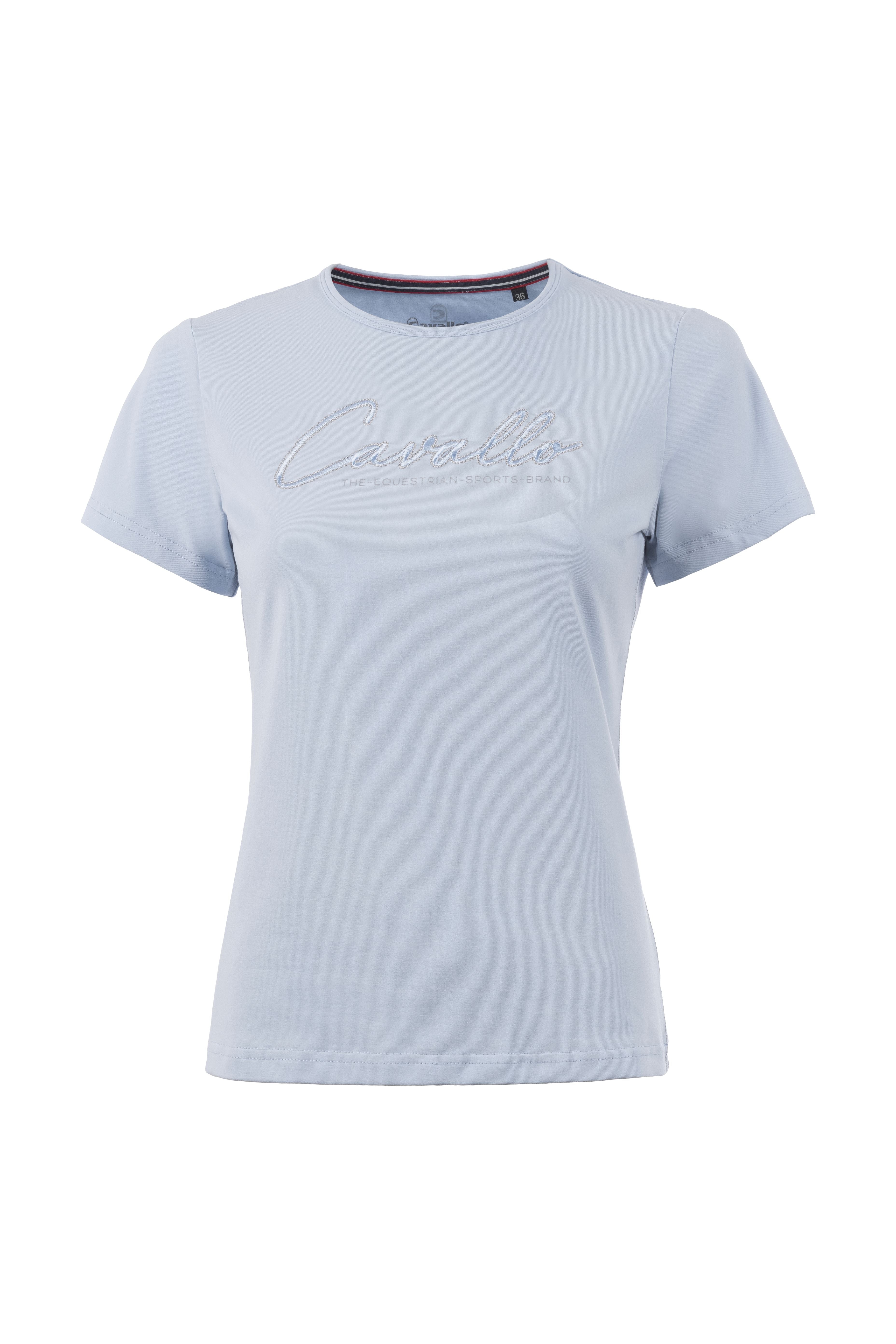 t-shirt cavalnahal – sportig t-shirt i mjuk bomullsjersey för damer