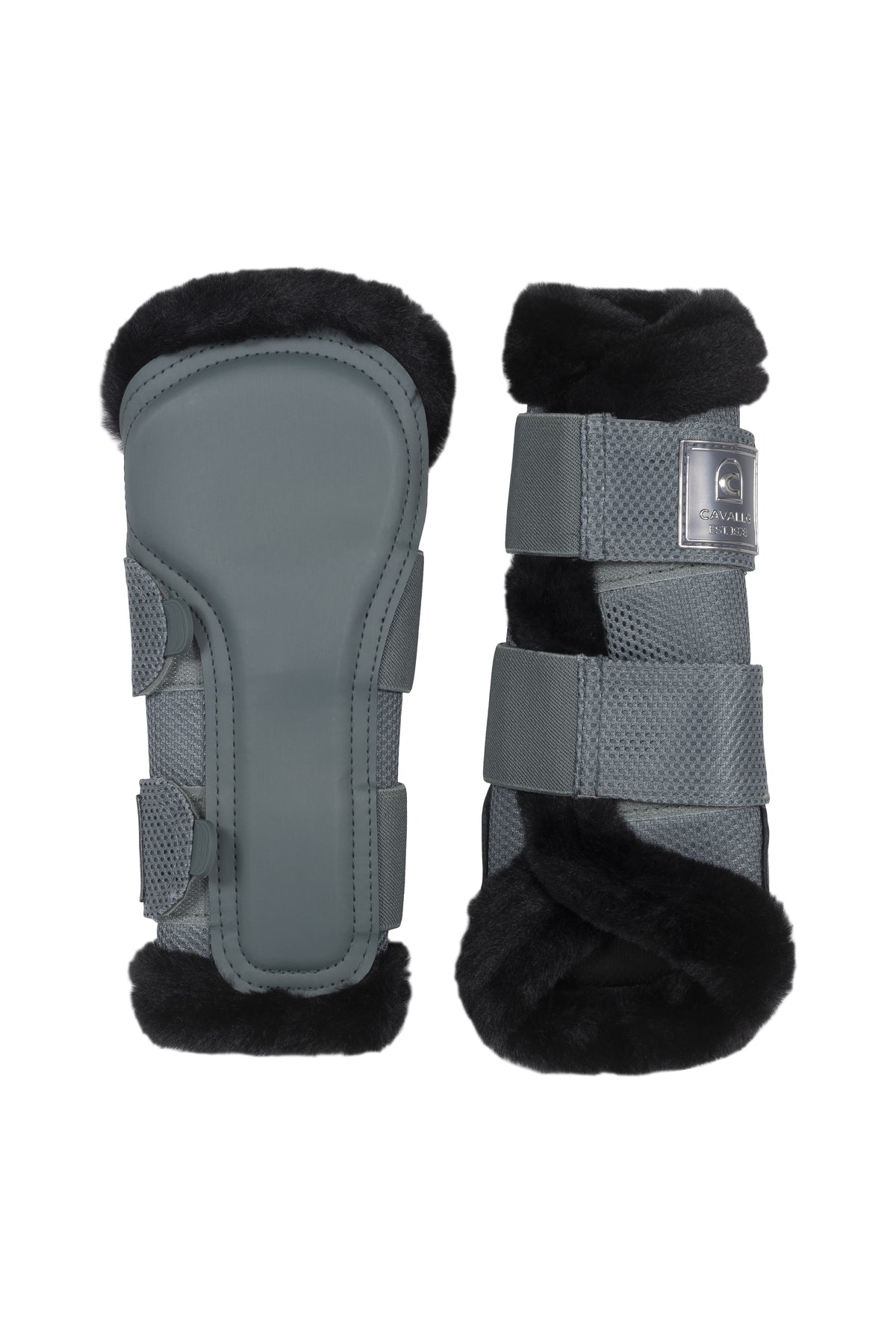 brushing boots CAVALJOCA-
with mesh, faux leather, faux fur