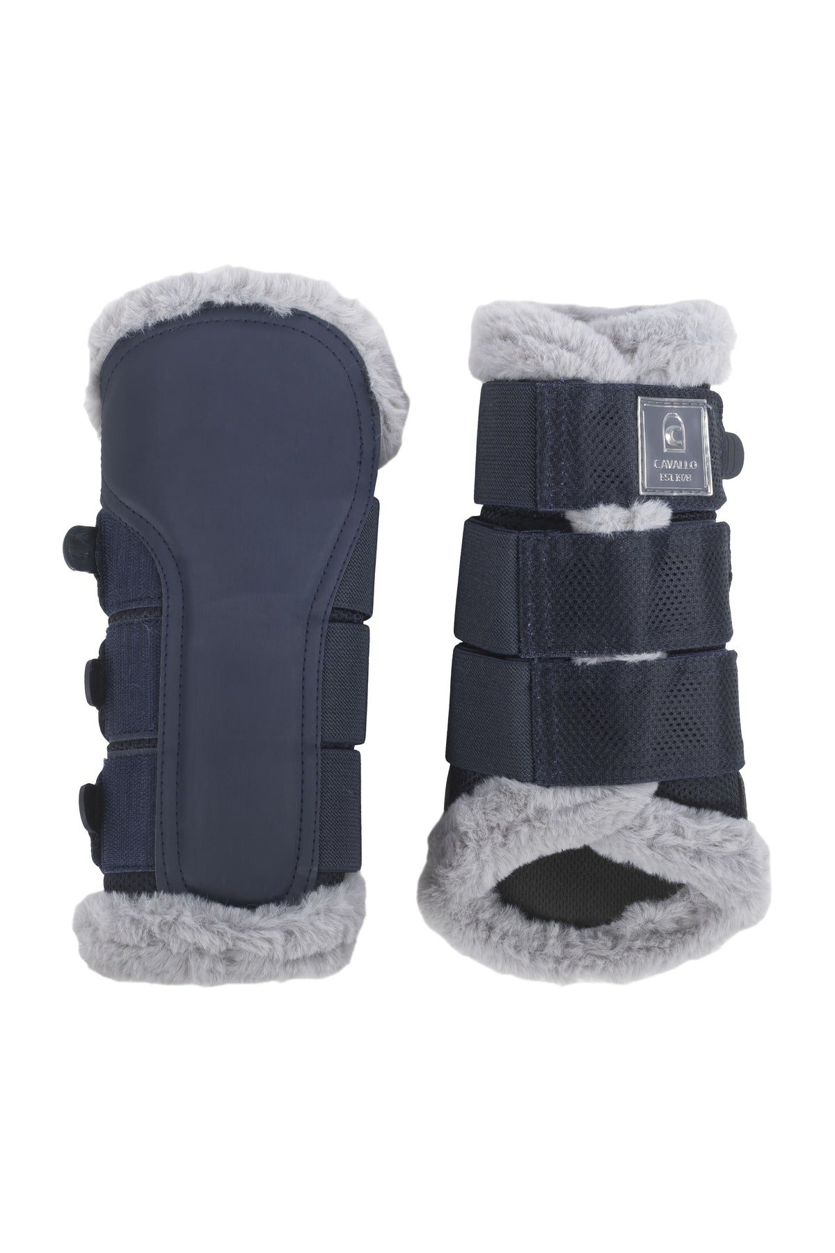 brushing boots CAVALJOCA-
with mesh, faux leather, faux fur