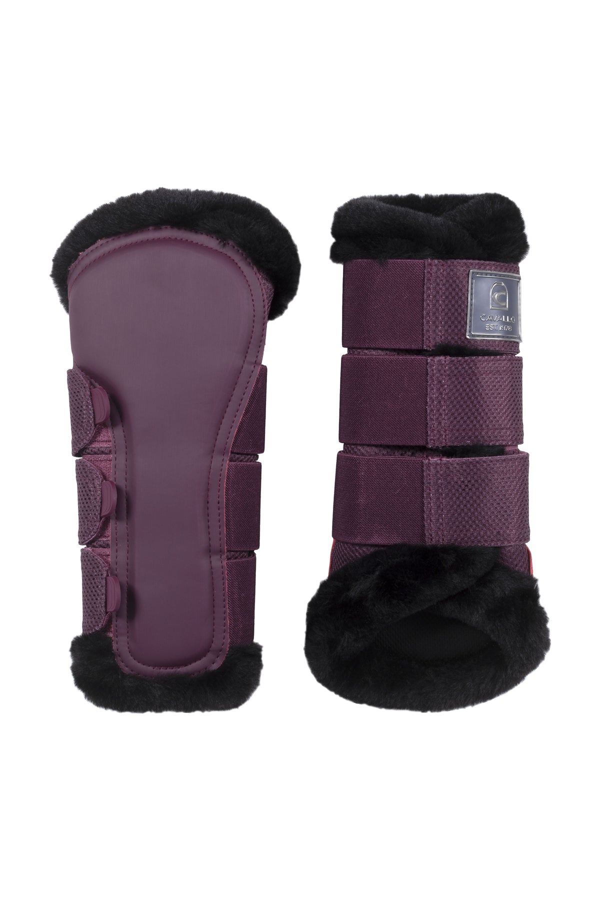brushing boots CAVALJOCA-
with mesh, faux leather, faux fur