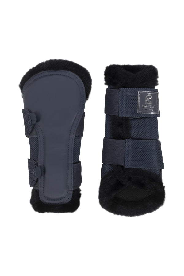 brushing boots CAVALJOCA-
with mesh, faux leather, faux fur