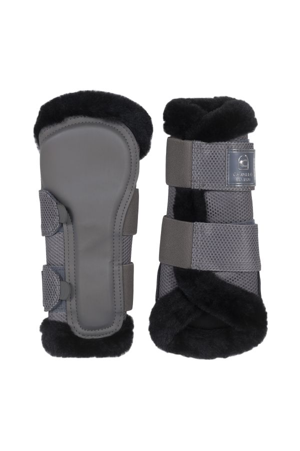 brushing boots CAVALJOCA-
with mesh, faux leather, faux fur