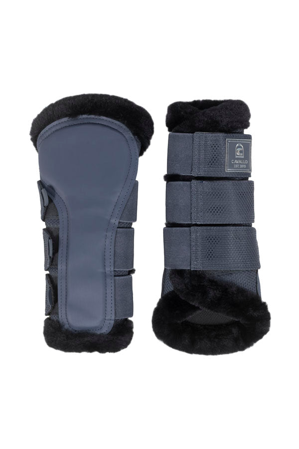 brushing boots CAVALJOCA-
with mesh, faux leather, faux fur