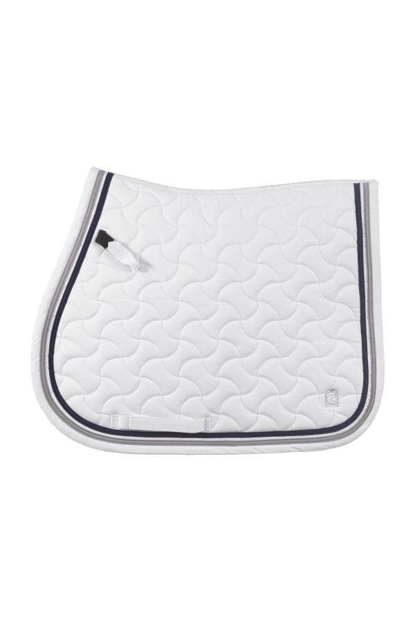 Saddle pad made from a cotton-polyester blend with quilting