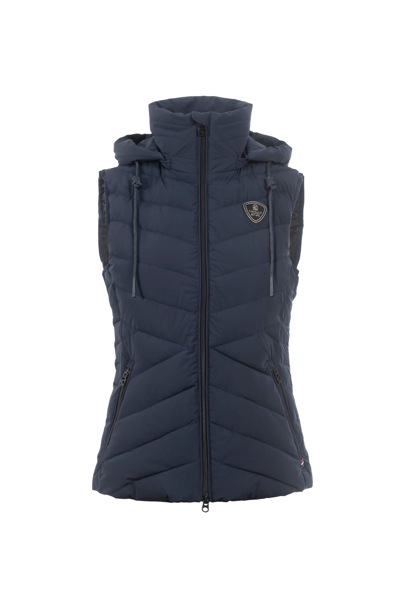 vest CAVALRALIA-
Short vest, fake down, phone pocket