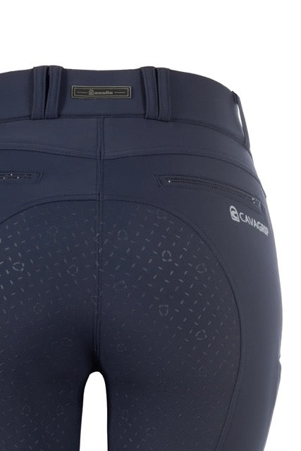 breeches CAVALCHARLET X GRIP CAVAGRIP® silicone full seat, light summer softshell, phone pocket