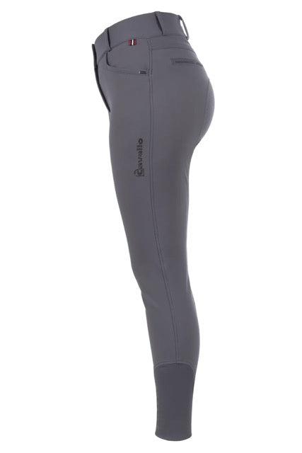 breeches CAVALCHARLET X GRIP CAVAGRIP® silicone full seat, light summer softshell, phone pocket
