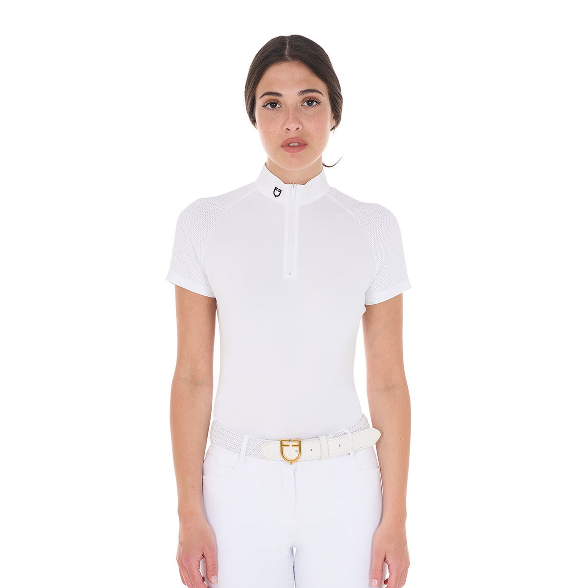 Women's slim fit stretch competition polo shirt