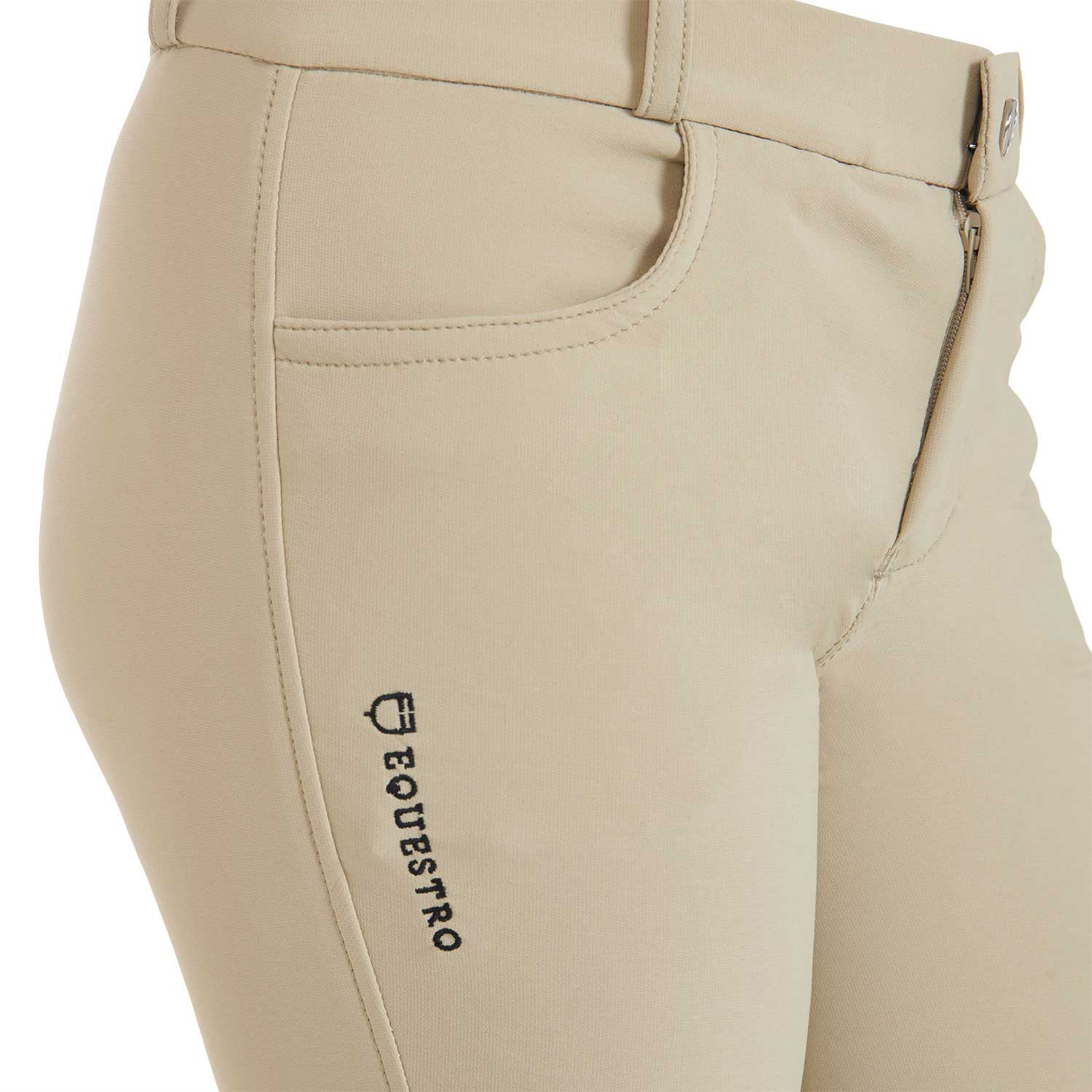 Kids' unisex breeches in technical fabric BEIGE / 14 YEARS