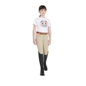 Kids' unisex breeches in technical fabric BEIGE / 14 YEARS
