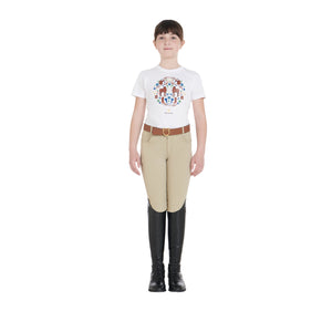Kids' unisex breeches in technical fabric BEIGE / 14 YEARS