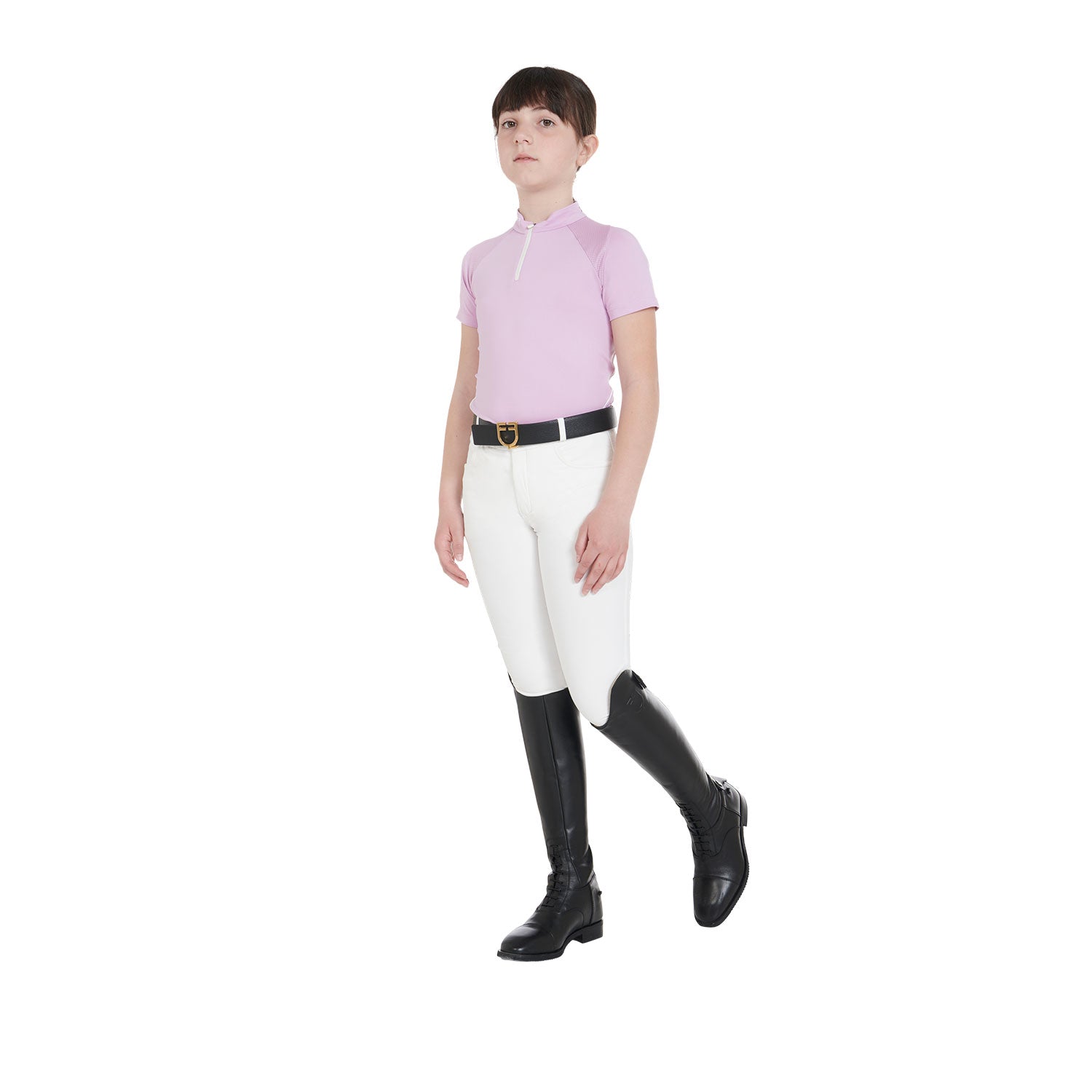Kids' unisex breeches in technical fabric WHITE / 14 YEARS