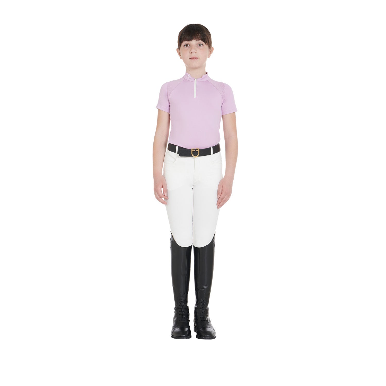 Kids' unisex breeches in technical fabric WHITE / 14 YEARS