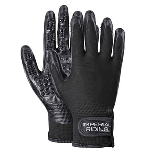 Grooming glove IRHDeep Clean Black / 1SIZE