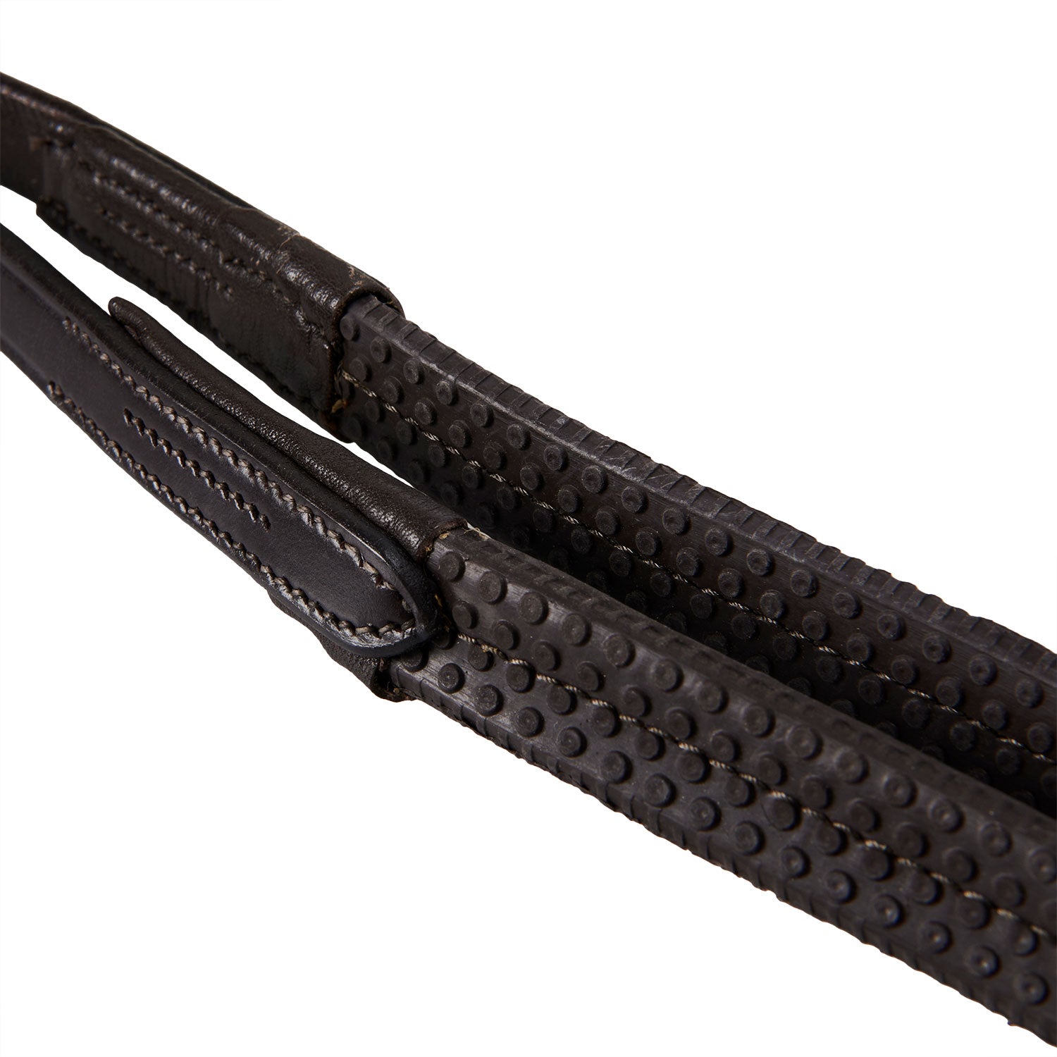 leather english bridle with embroideries