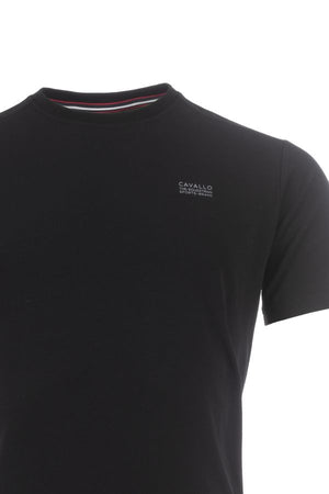 CAVAL COTTON R-NECK black / XXL