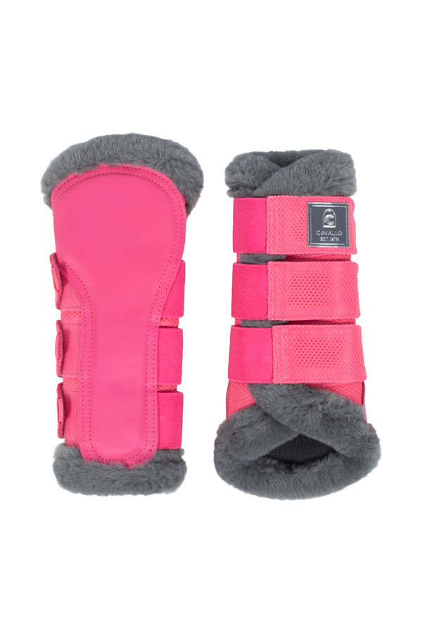 brushing boots CAVALJOCA-
with mesh, faux leather, faux fur
