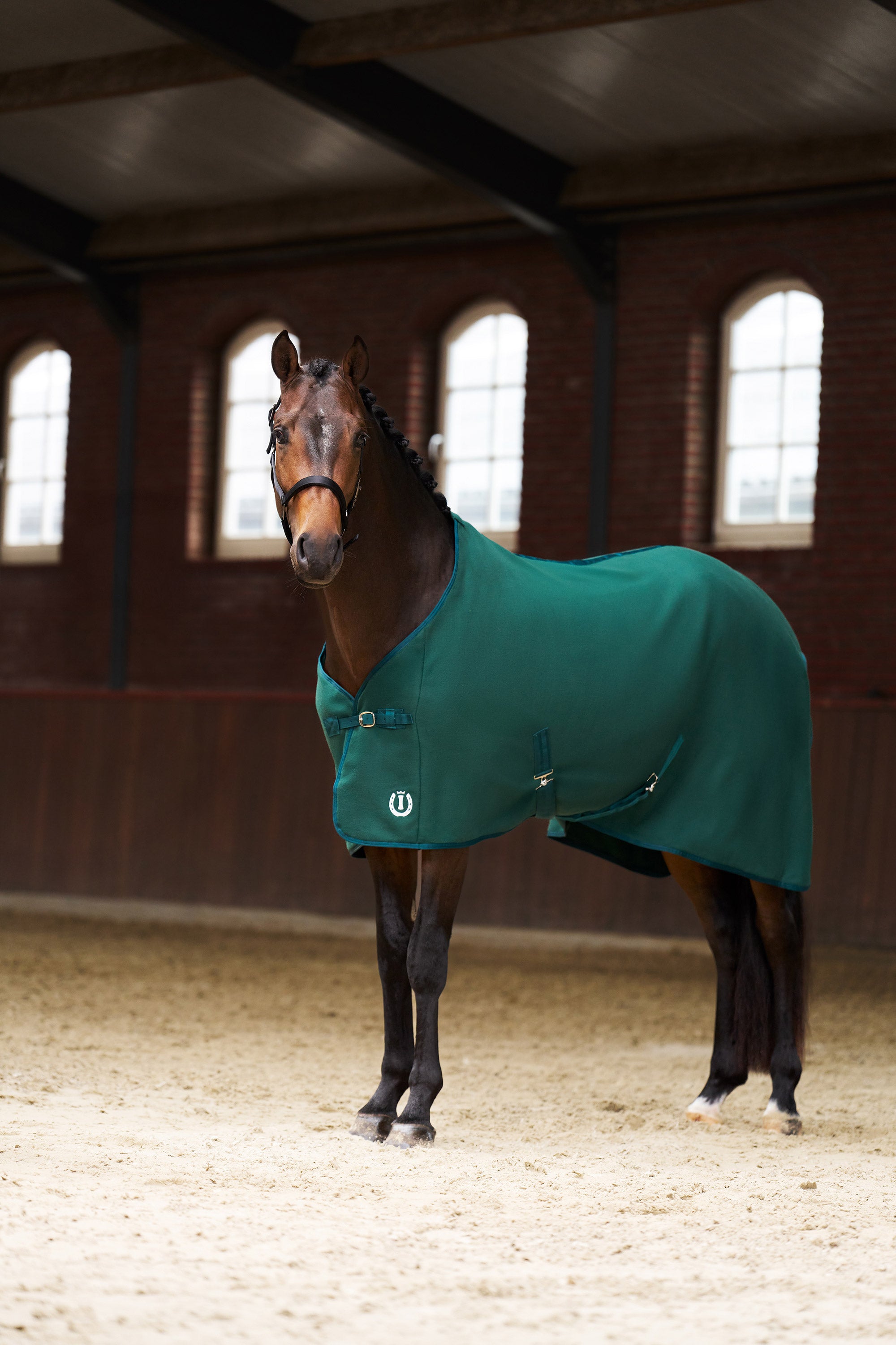 Fleece blanket IRHFundamental Forest green / 195