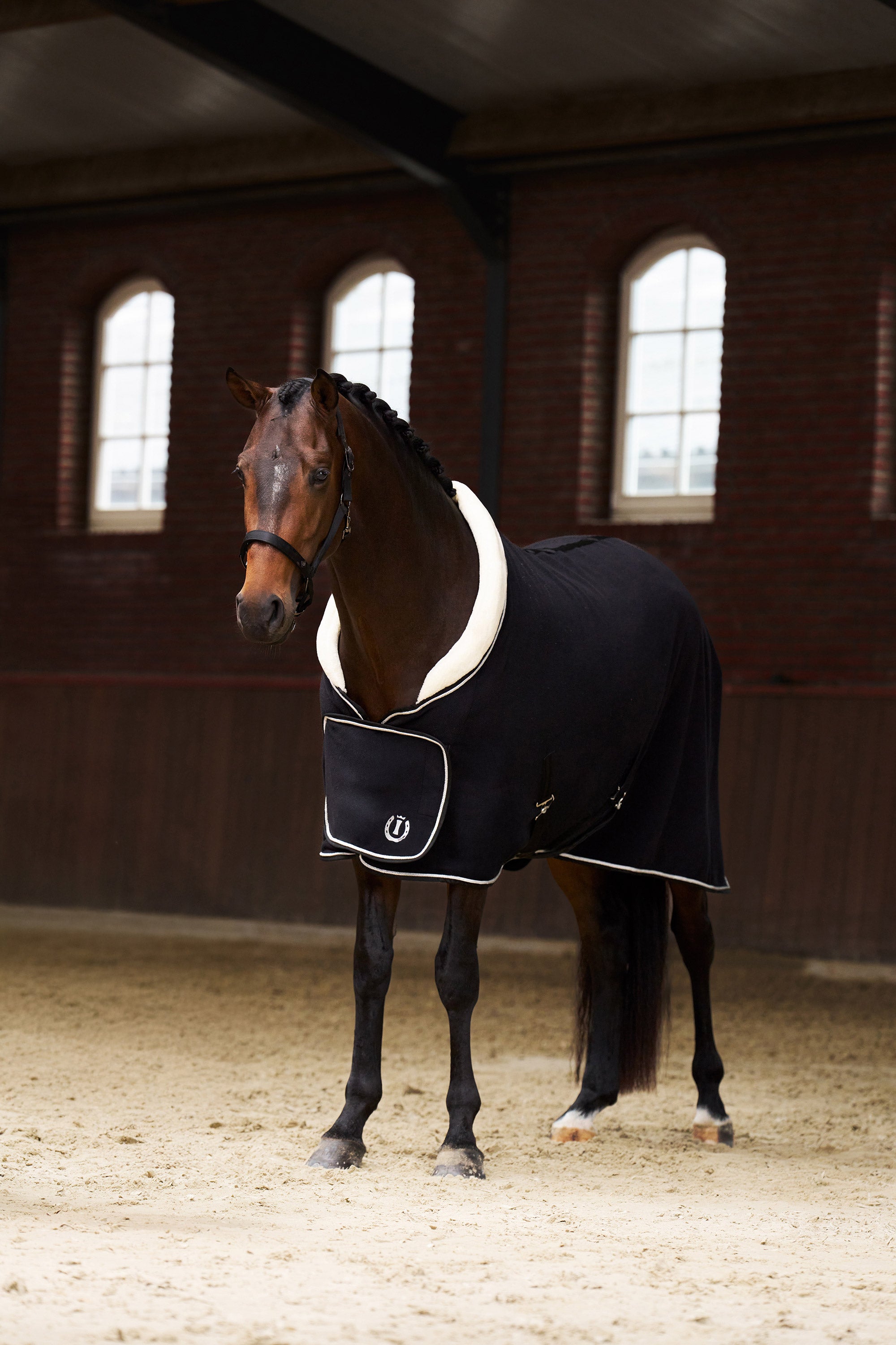 Fleece blanket IRHEssential Black / 195