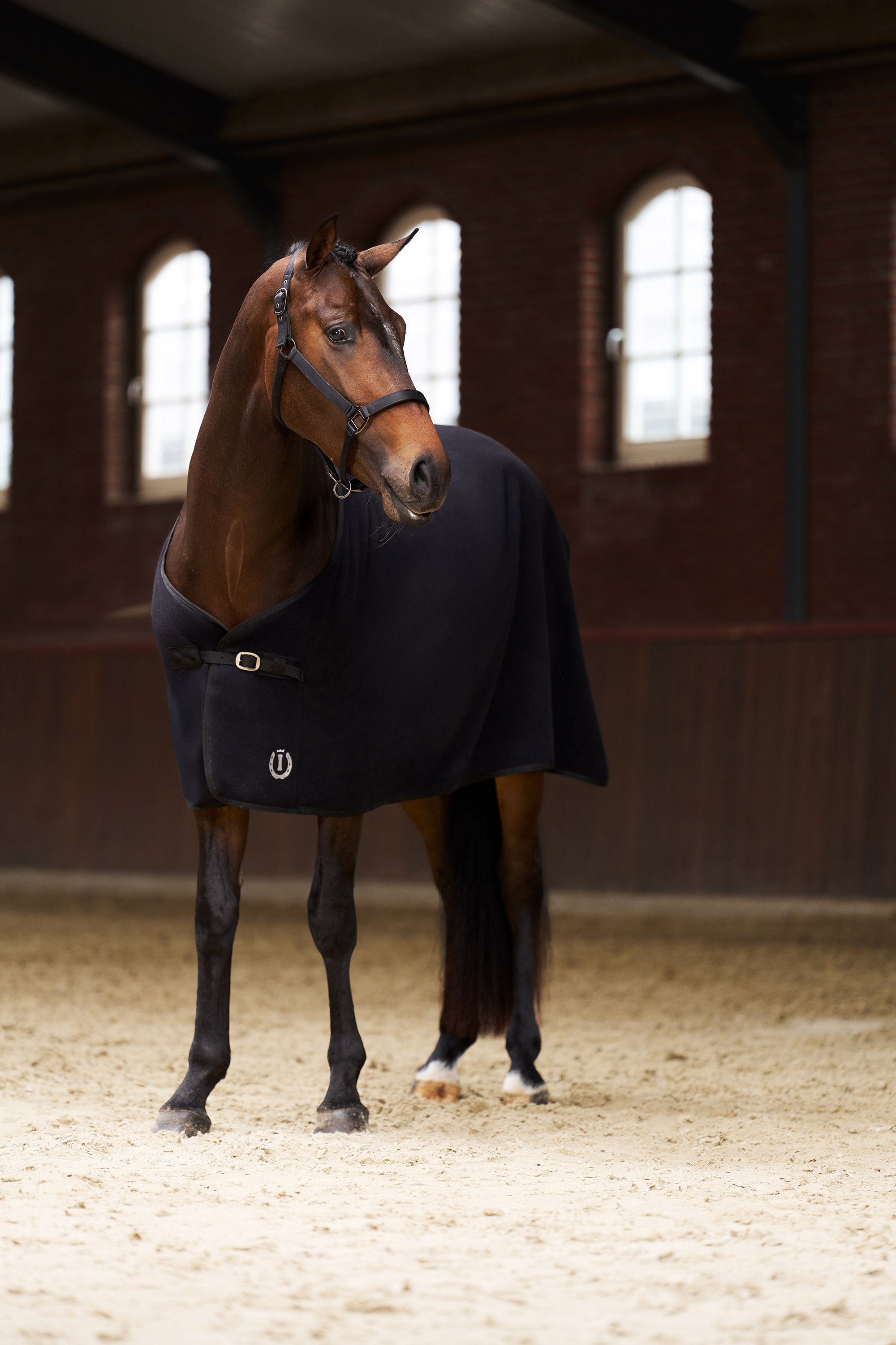 Fleece blanket IRHFundamental Basic Black / 195