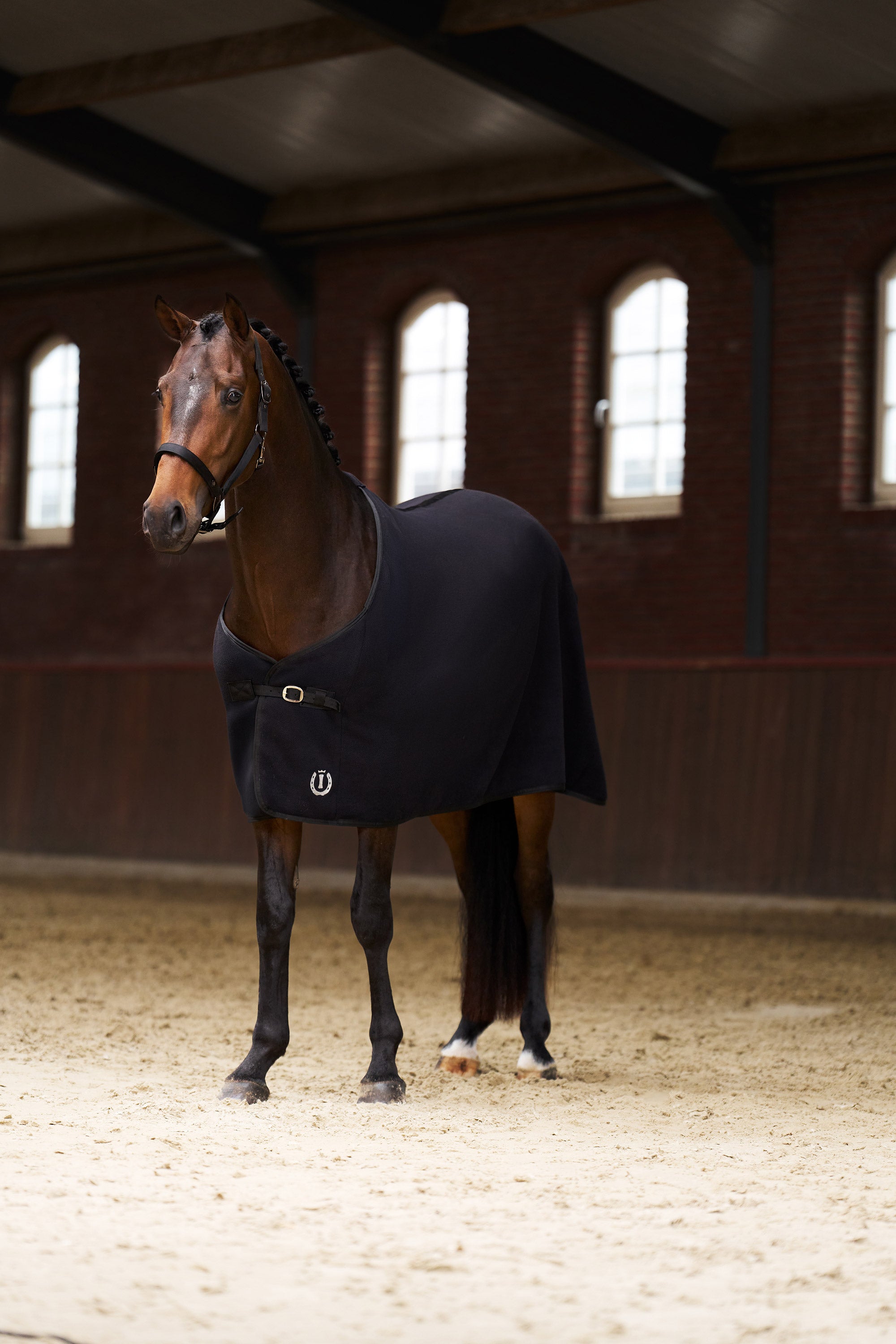 Fleece blanket IRHFundamental Basic Black / 215