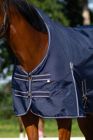 Outdoor blanket IRHBasic with high neck 300gr Navy / 165