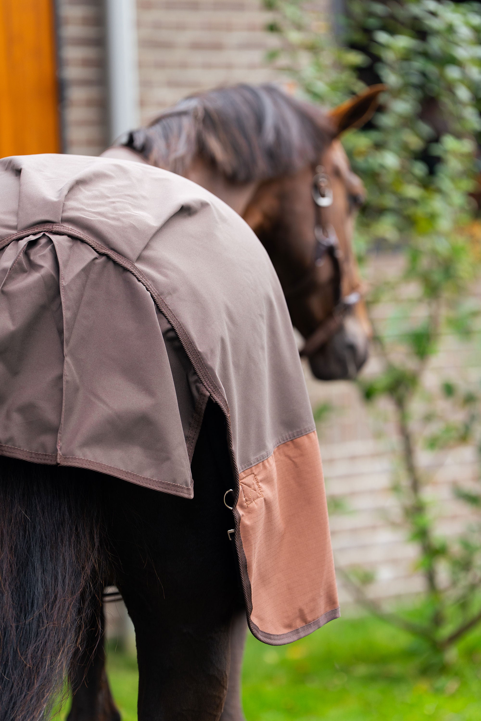 Outdoor blanket IRHCustomized without neck 400gr Dark Brown - Light Brown / 175