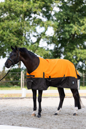 Outdoor blanket IRHCustomized without neck Summer Orange-Dark Brown / 185
