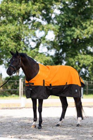 Outdoor blanket IRHCustomized without neck Summer Orange-Dark Brown / 185
