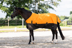 Outdoor blanket IRHCustomized without neck Summer Orange-Dark Brown / 185