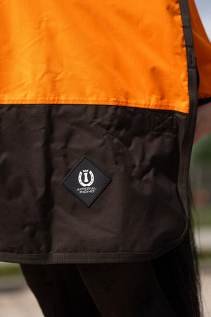 Outdoor blanket IRHCustomized without neck Summer Orange-Dark Brown / 185