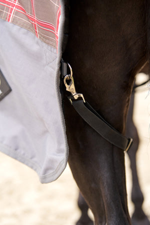 Outdoor blanket IRHCustomized with high neck Fleece Grey check - Grey / 175