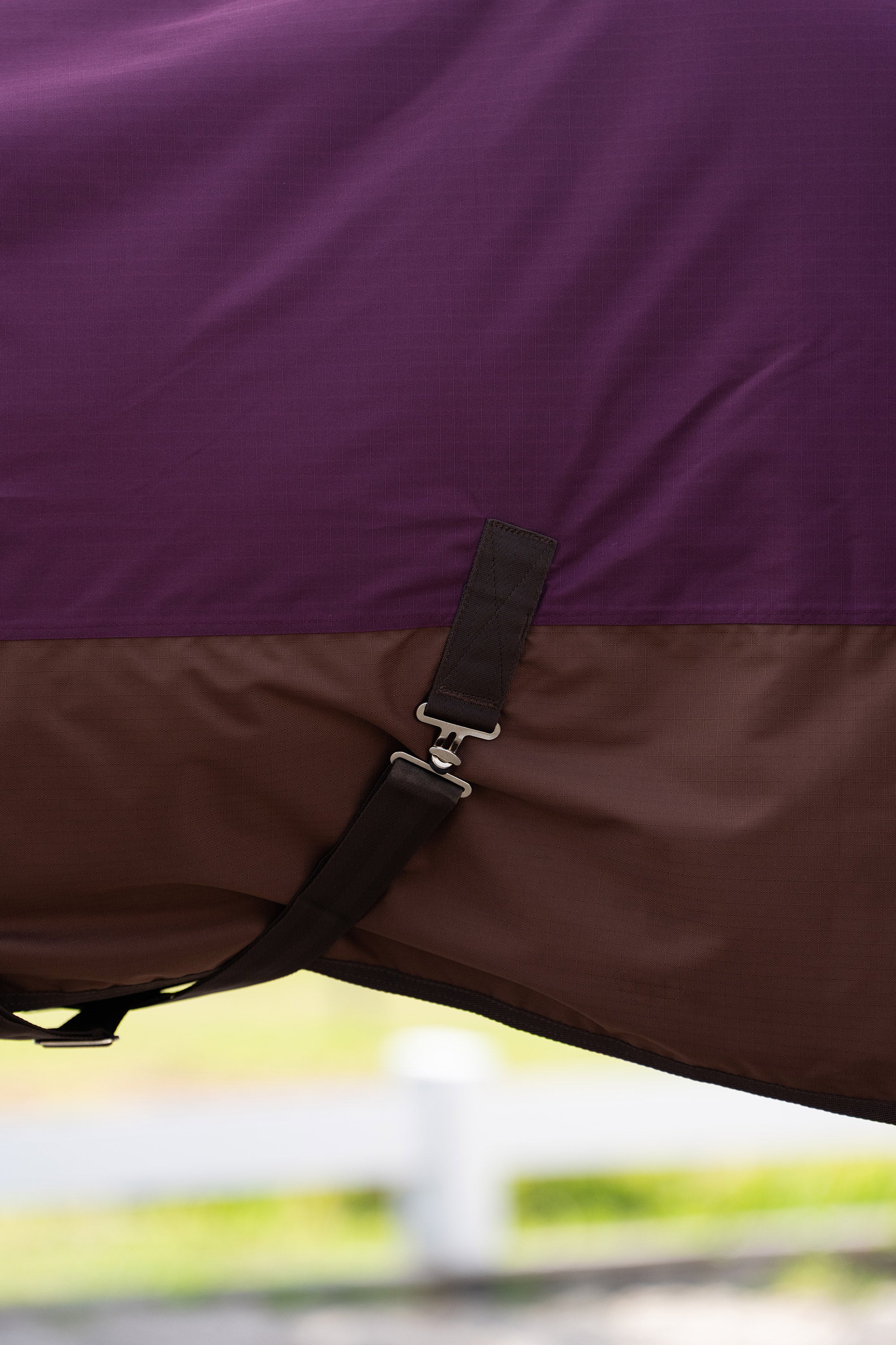 Outdoor blanket IRHCustomized with high neck 200gr Burgundy - Light Brown / 165