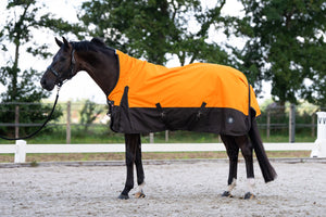 Outdoor blanket IRHCustomized with high neck Summer Orange-Dark Brown / 165