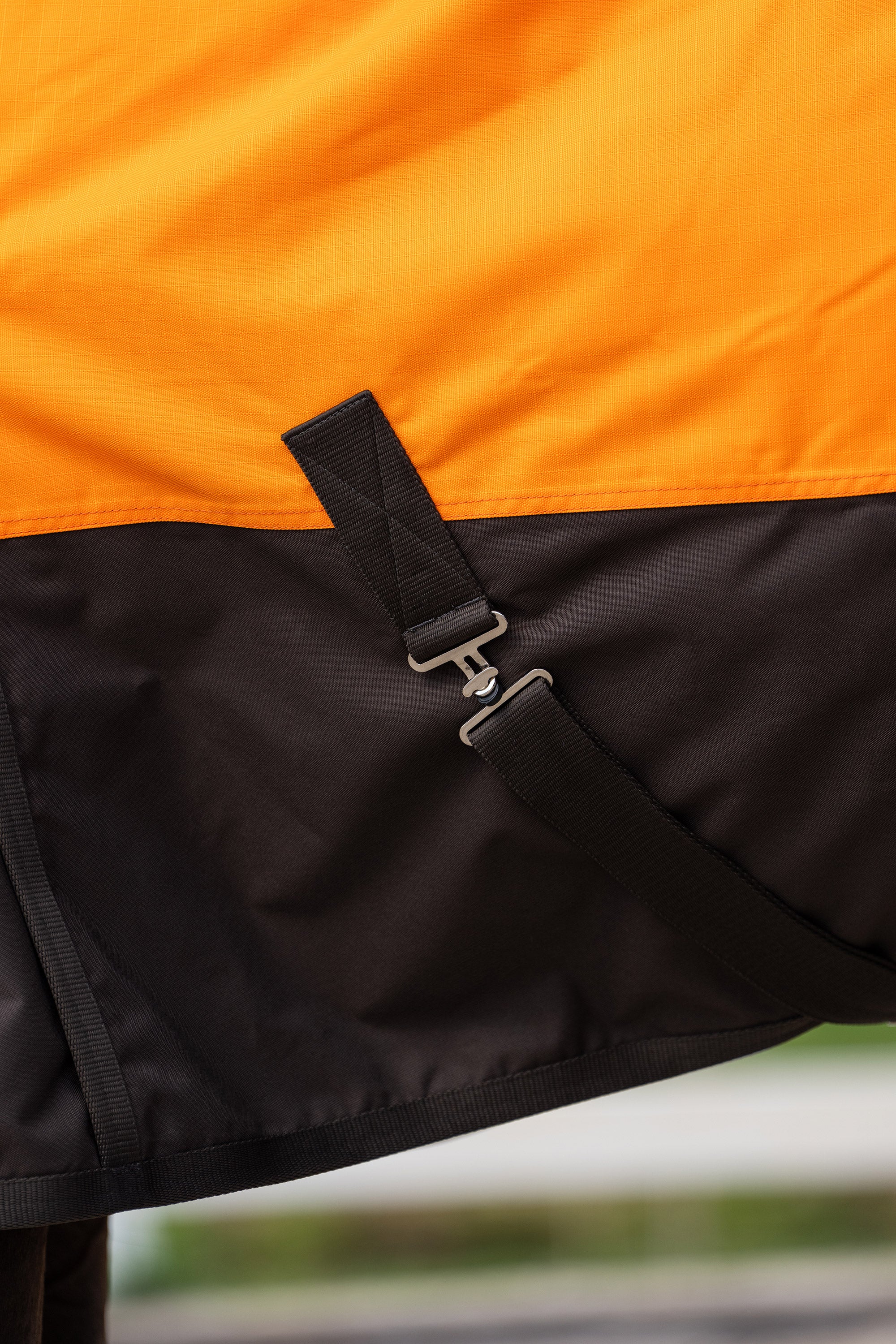 Outdoor blanket IRHCustomized with high neck Summer Orange-Dark Brown / 165