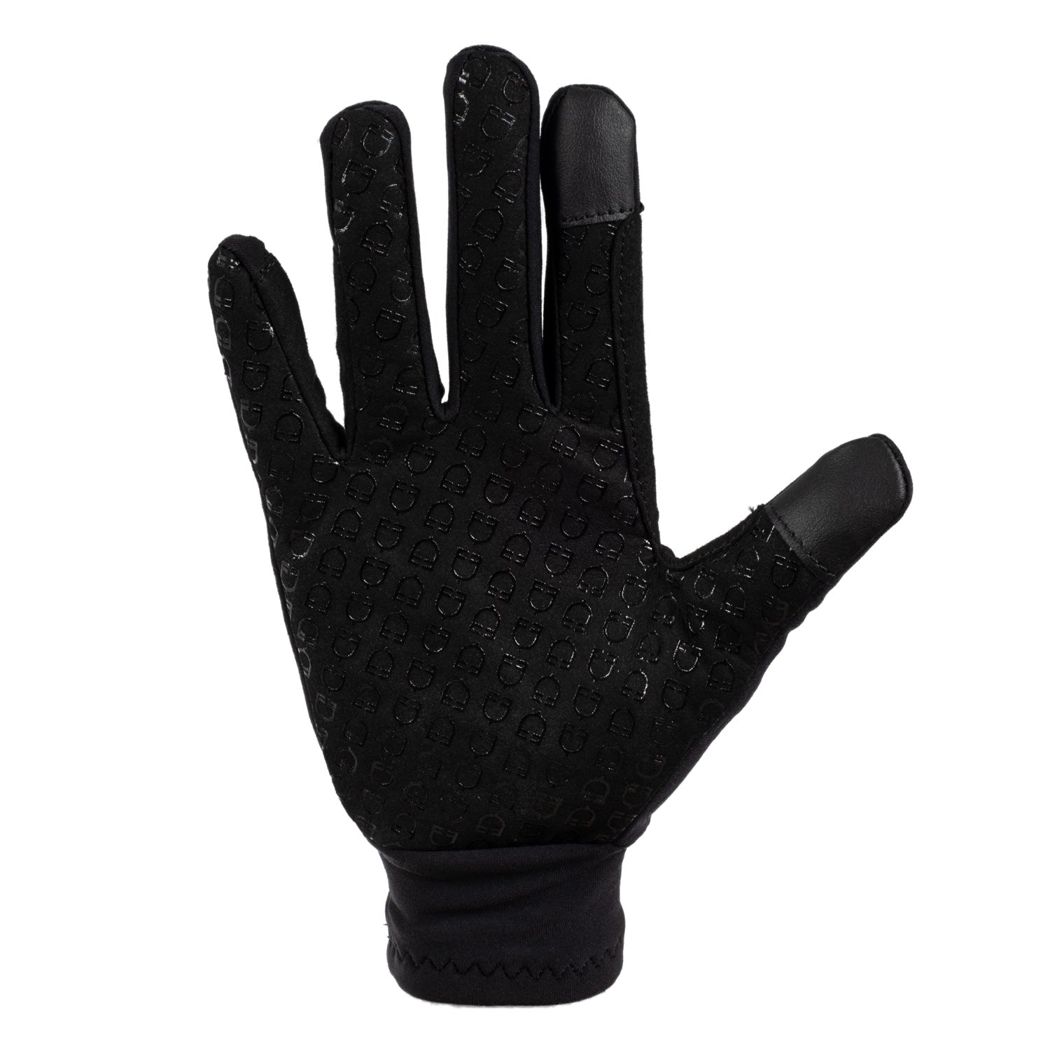 Unisex gloves in fleece fabric BLACK / L