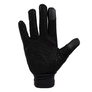 Unisex gloves in fleece fabric BLACK / L