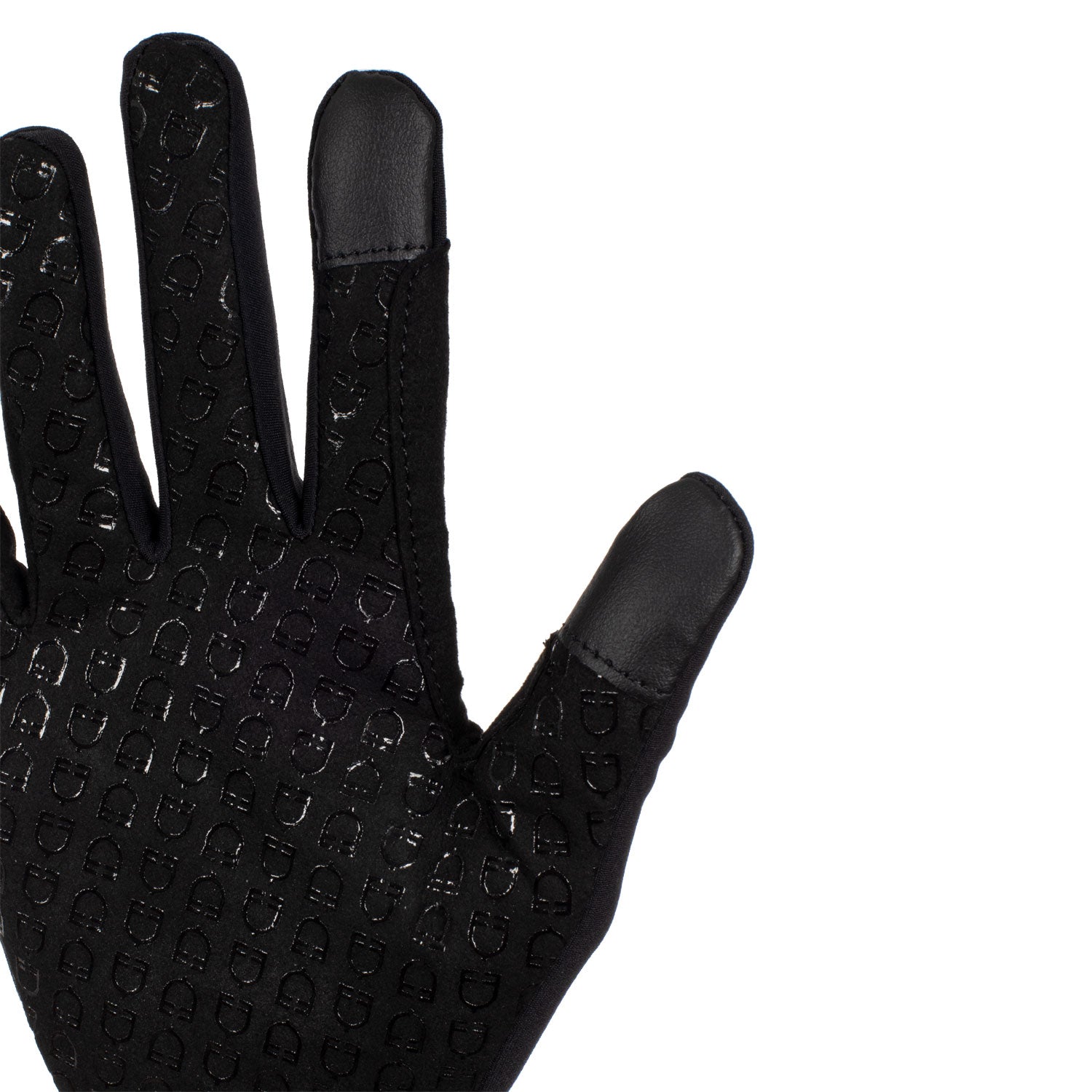 Unisex gloves in fleece fabric BLACK / XXS