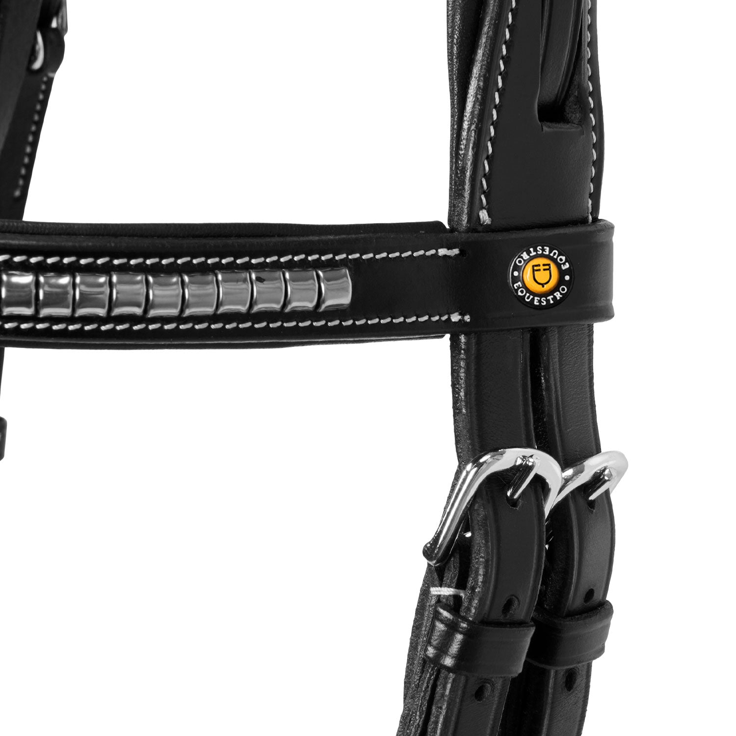 English Headboard In Np Clicher Leather Black / Ponny