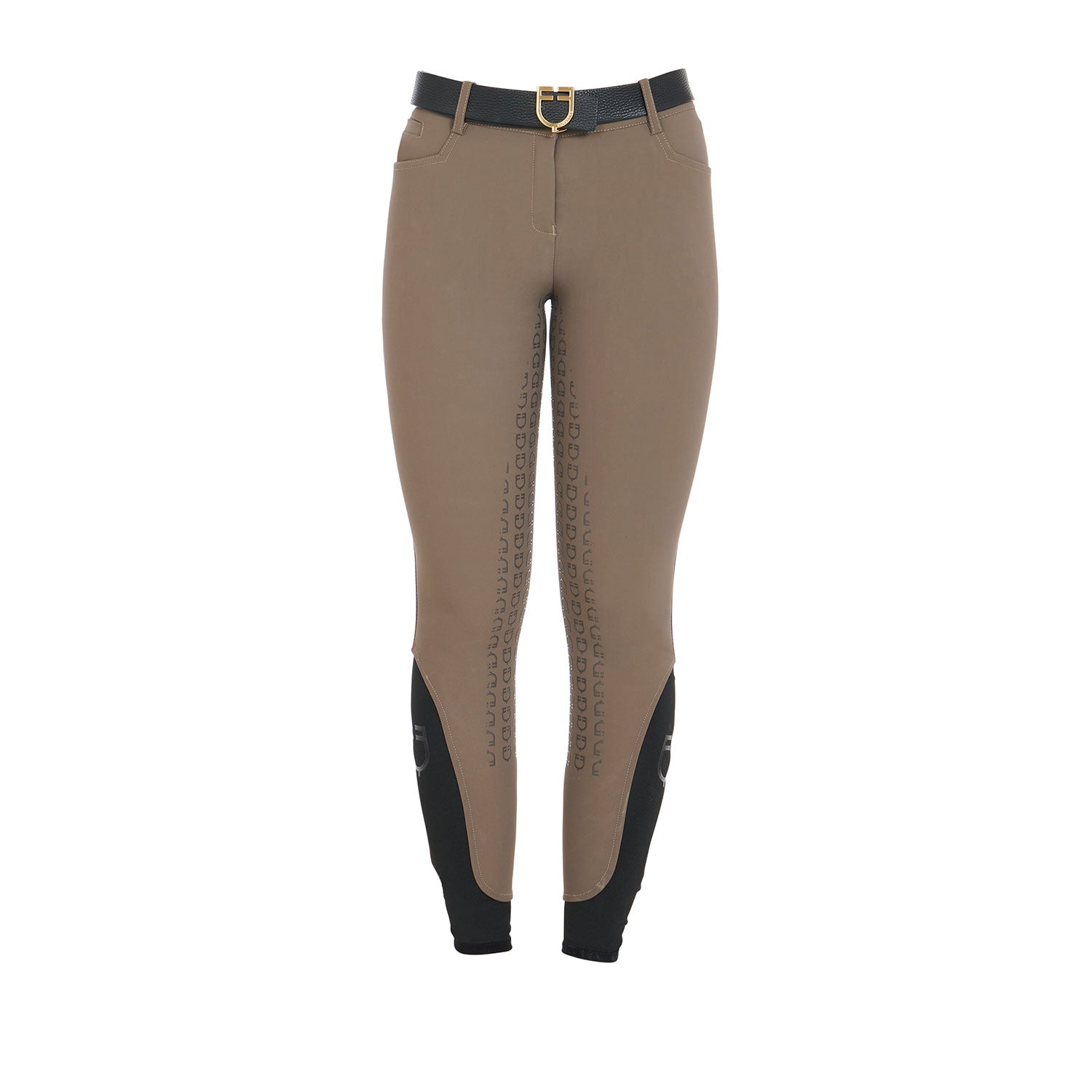 Women's full grip slim fit breeches WALNUT (18-1112) / 36