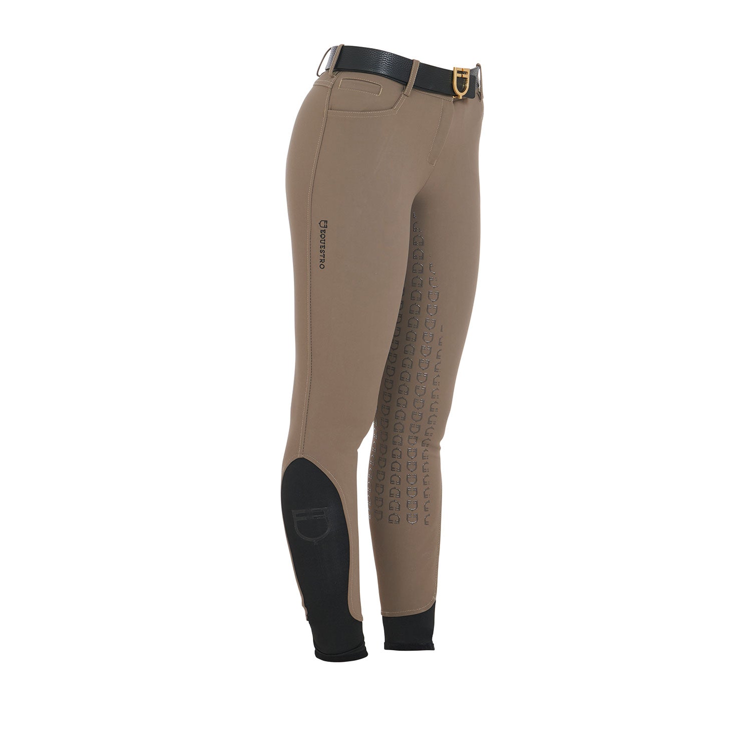 Women's full grip slim fit breeches WALNUT (18-1112) / 48